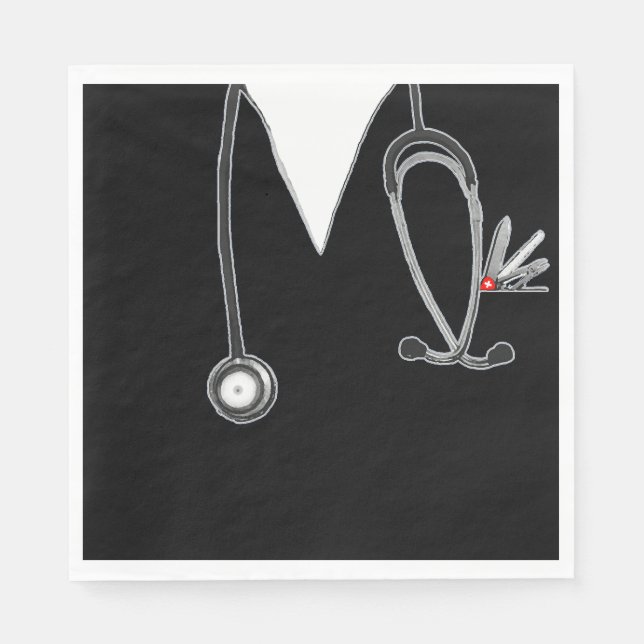 Medical Doctor Party Napkins (Front)