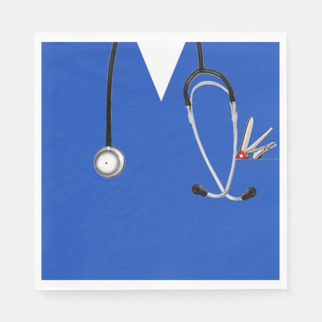 Medical Doctor Party Napkins (Front)