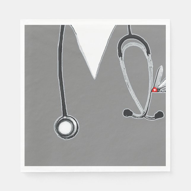 Medical Doctor Party Napkins (Front)