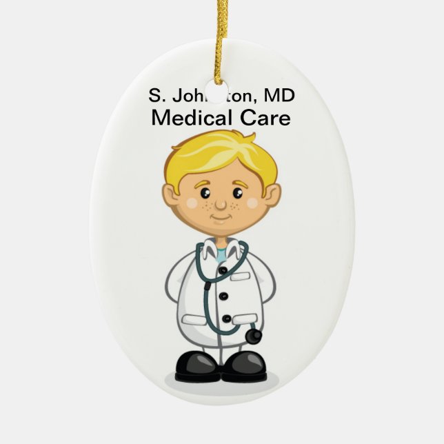 Medical - Doctor - SRF Ceramic Ornament (Front)