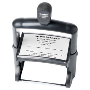 Medical Doctor Your Next Appointment Reminder Self-inking Stamp