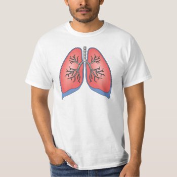 Medical Education: Lungs Tee by shirts4girls at Zazzle