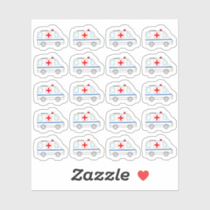 Medical Emergency Ambulance Paramedic Bujo Planner Sticker