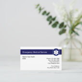 Medical Emergency Business Cards (Standing Front)