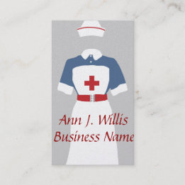 Medical & Emergency Nursing Services Business Card