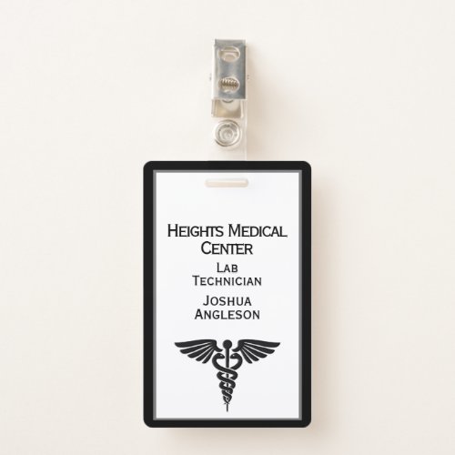 Medical Employee ID Double Sided Badge