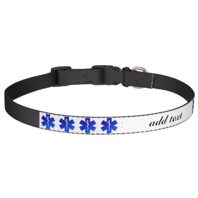 Medical EMS Symbol Pet Collar (Front)