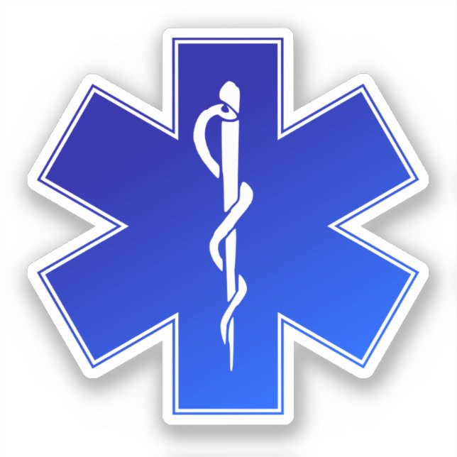 Medical EMS Symbol Sticker (Front)