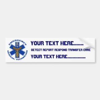 Medical EMT Universal View Notes Important Bumper Sticker