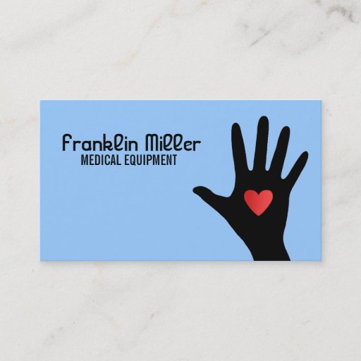 Customizable Medical Equipment Business Cards