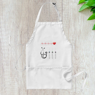 Medical Equipment Heartbeat Healthcare Adult Apron