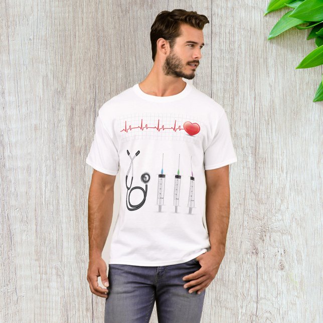 Medical Equipment Heartbeat Healthcare T-Shirt (Creator Uploaded)