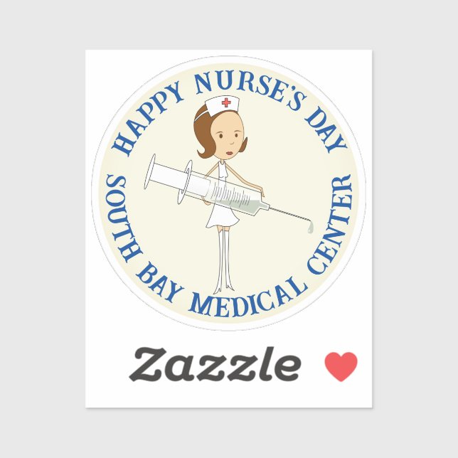 Medical Facility Nurse's Day  Sticker (Sheet)