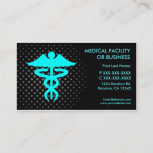 Medical facility or business customizable cards