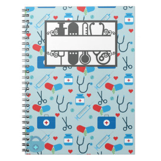Medical Field Notebook in Blue