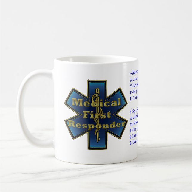 Medical First Responder's Training Mug (Left)