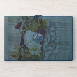 medical floral brain anatomy poster HP laptop skin
