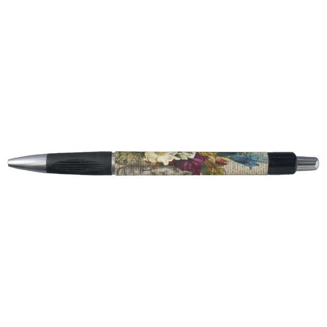 medical floral brain anatomy poster pen (Front)