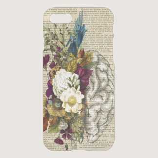medical floral brain anatomy poster iPhone SE/8/7 case