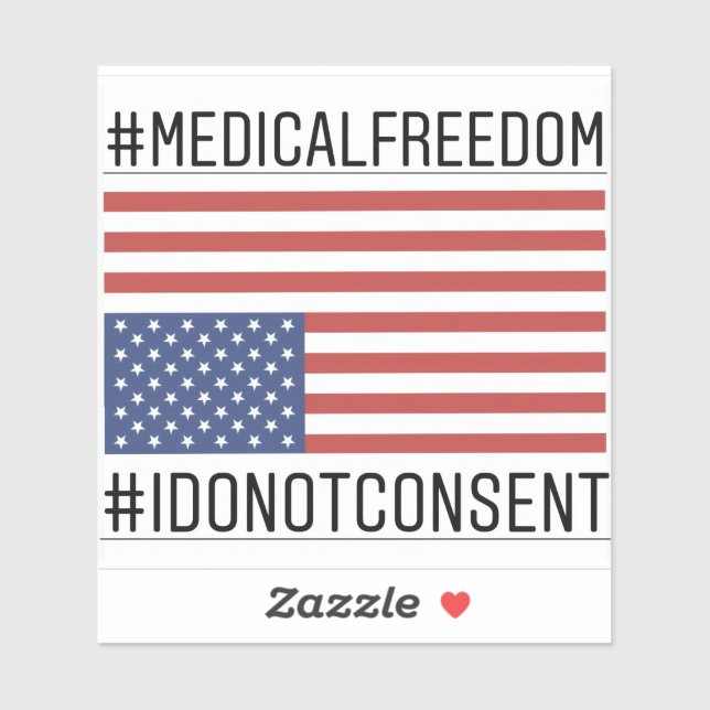 Medical Freedom Sticker (Sheet)
