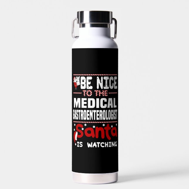 Medical Gastroenterologist Water Bottle (Front)