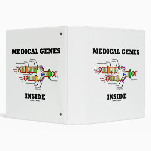 Medical Genes Inside DNA Replication Genetics 3 Ring Binder
