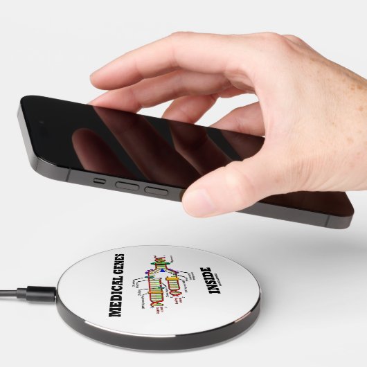 Medical Genes Inside DNA Replication Genetics Wireless Charger (Hand)