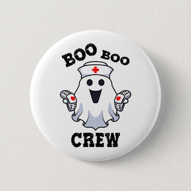 Medical Ghost Hospital Button (Front)