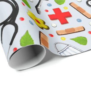 Medical Gift Wrapping Paper
