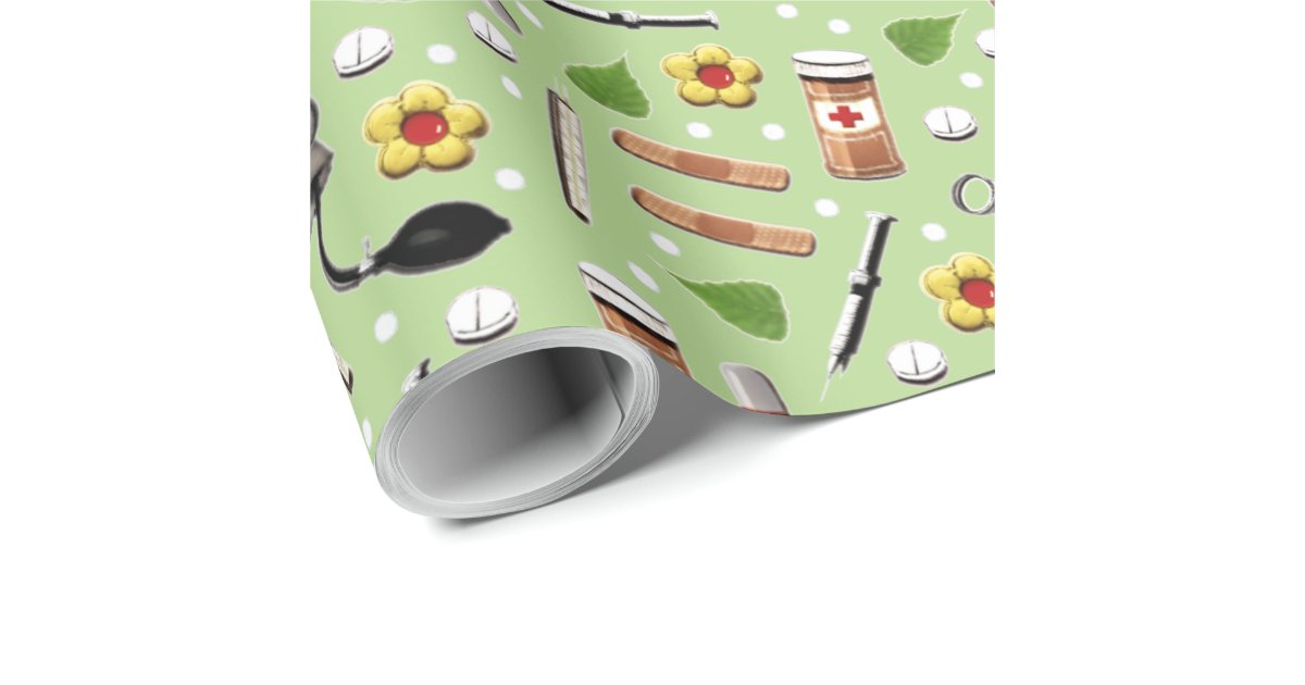 Medical Wrapping Paper Medical Gift Wrapping Paper | Zazzle