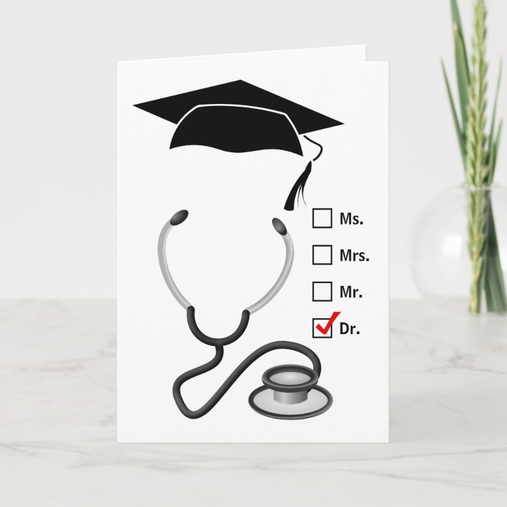 Medical Graduate | Congratulations New Doctor Card | Zazzle