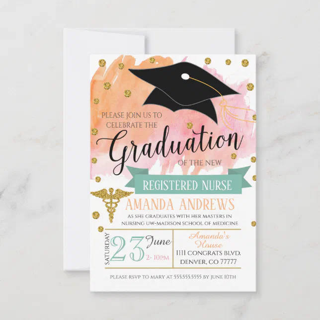 Medical Graduation Invitation | Zazzle