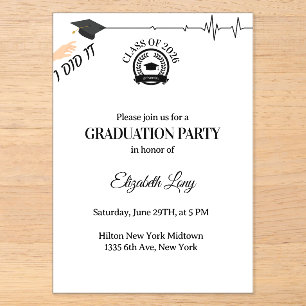 Medical Graduation Invitation – Doctor & Nurse