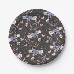Medical Graduation Paper Plates