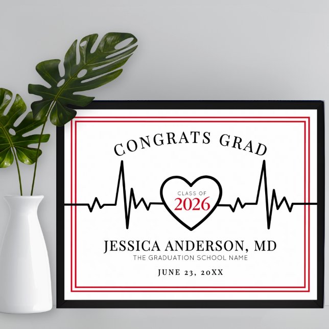 Medical Graduation Sign (Medical Graduation Sign)