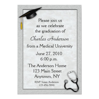 Medical Graduation Invitations 8