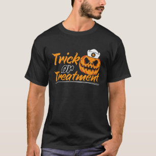 Medical Halloween Trick Or Treat Healthcare Doctor T-Shirt