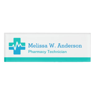 Medical Health Care Clinic Practitioner Name Tag