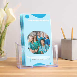 “Medical & Health Clinic Tri-Fold Brochure Templat