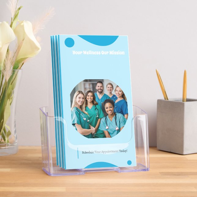 “Medical & Health Clinic Tri-Fold Brochure Templat (Insitu)