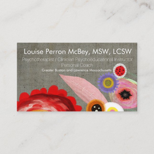 Medical Health Doctor Business Card (Front)