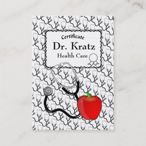 Customizable Medical Healthcare Business Card