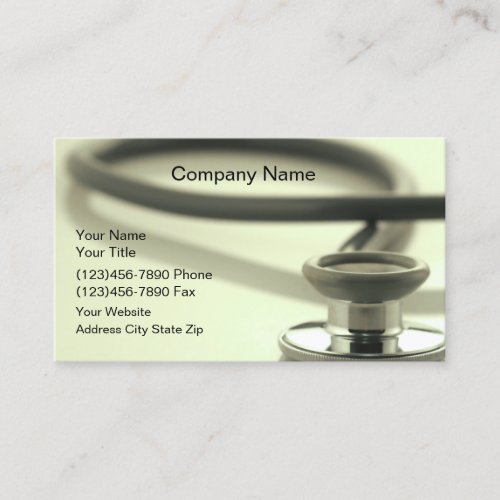 Medical Healthcare Company Business Card