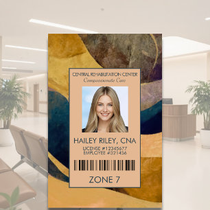 Medical Healthcare Employee Photo Security ID Badge