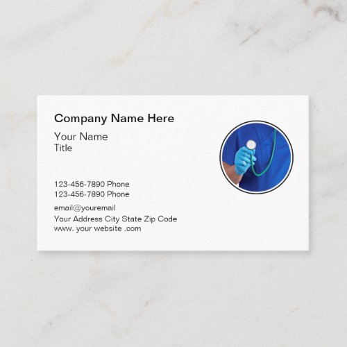 Medical Healthcare Professional Business Cards
