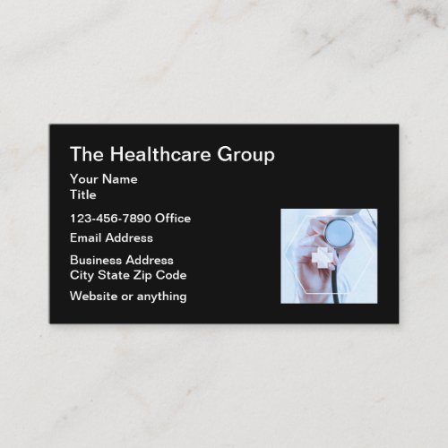 Medical Healthcare Theme Editable Business Cards