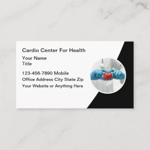 Medical Heart Clinic Cardiologist Business Card