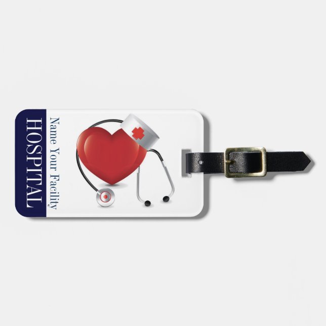 Medical Heart - Nurse - Hospital Tags (Front Horizontal)