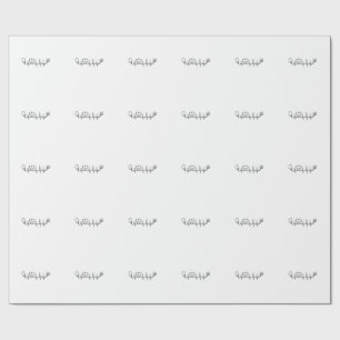Medical Heartbeat Stethoscope Vector Shirt Design_ Wrapping Paper