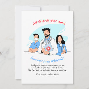 Medical Heroes Thank You Card